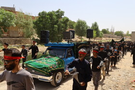 مراسم عزاداری عاشورای حسینی در روستای «هرچگان» - چهارمحال و بختیاری