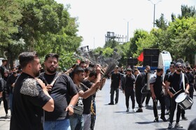 مراسم عزاداری روز عاشورا همدان