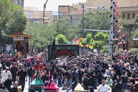 مراسم عزاداری روز عاشورا همدان
