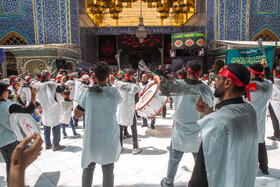 مراسم عزاداری عاشورای حسینی در حرم حضرت فاطمه معصومه(س)