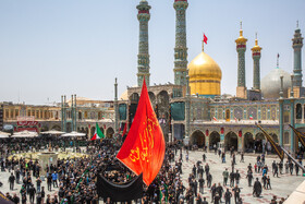 مراسم عزاداری عاشورای حسینی در حرم حضرت فاطمه معصومه(س)