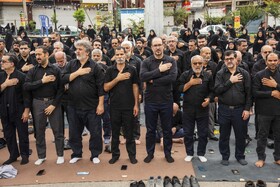 نماز ظهر عاشورا در«امام زاده یحیی» ساری