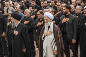 نماز ظهر عاشورا در«امام زاده یحیی» ساری به امامت «محمدباقر محمدی لائینی» نماینده ولی فقیه در استان مازندران
