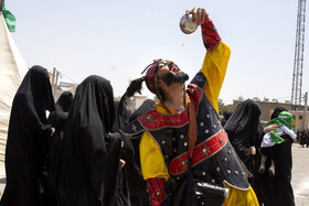 مراسم سنتی خیمه‌سوزان ظهر عاشورا در قزوین