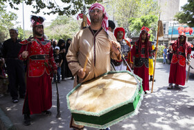مراسم سنتی خیمه‌سوزان ظهر عاشورا در قزوین
