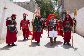 مراسم سنتی خیمه‌سوزان ظهر عاشورا در قزوین