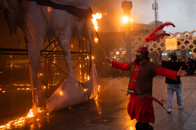خیمه‌سوزان عصر عاشورا - میدان امام حسین (ع)