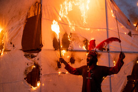 خیمه‌سوزان عصر عاشورا - میدان امام حسین (ع)