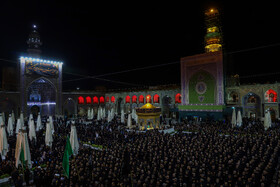 شام غریبان شهادت امام حسین (ع) در حرم مطهر رضوی - مشهد