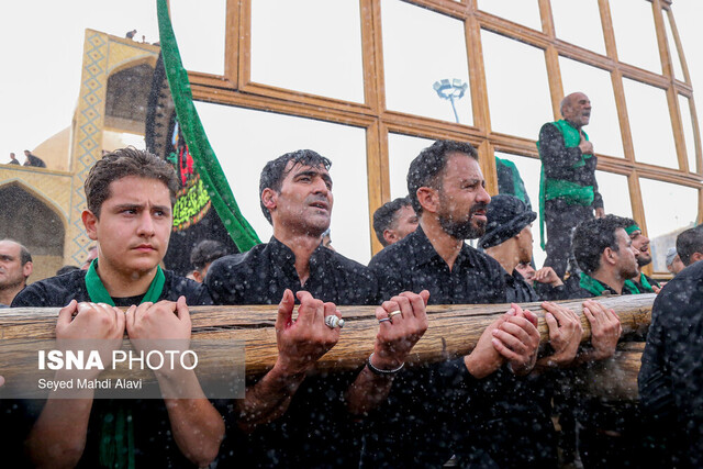 شکوه عزاداری در قلب جنوب؛ از نخل گردانی تا طنین نوحه‌ها