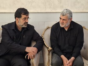 دیدار استاندار قم با خانواده شهدای تجاوزات رژیم صهیونیستی