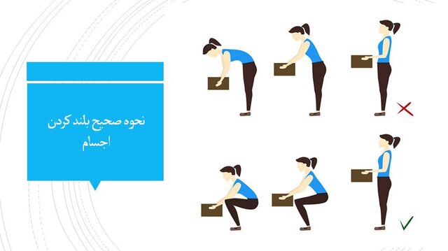 طرز صحیح نشستن، ایستادن و راه رفتن+ عکس