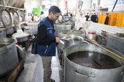 تشدید نظارت‌های بهداشتی دانشگاه علوم پزشکی مشهد بر مواد غذایی در ایام اربعین