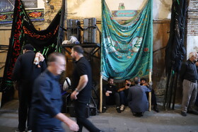 عزاداری سنتی در بازار تبریز در سومین روز شهادت امام حسین(ع)