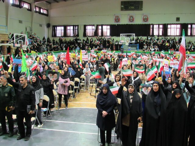 اجتماع باشکوه زینبیون در سنندج +عکس