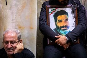 مراسم گرامیداشت شهدای حمله رژیم صهیونیستی به زندان اوین
