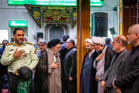 مراسم گرامیداشت شهدای حمله رژیم صهیونیستی به زندان اوین
