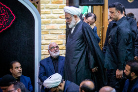 حجت‌الاسلام والمسلمین محمدجعفر منتظری رئیس دیوان عالی کشور در مراسم گرامیداشت شهدای حمله رژیم صهیونیستی به زندان اوین