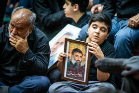 مراسم گرامیداشت شهدای حمله رژیم صهیونیستی به زندان اوین