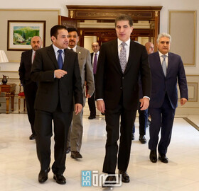 دیدار الاعرجی و نیچروان بارزانی در اربیل