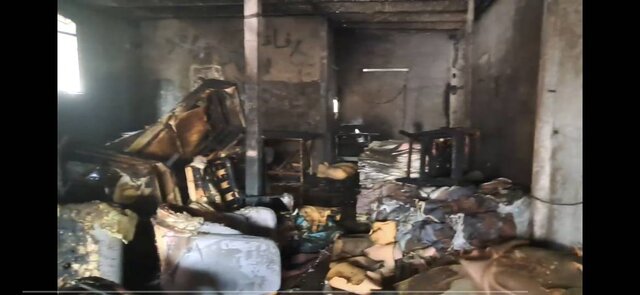 مهار آتشسوزی کارگاه مبلسازی مرتضی گرد بدون تلفات و مصدوم