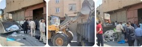 جمع‌آوری مراکز خرید و فروش غیرمجاز ضایعات در مرکز لرستان