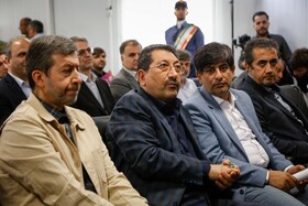 آیین افتتاح نیروگاه خورشیدی ۶۰۰ مگاواتی با حضور محمد اتابک،وزیر صمت