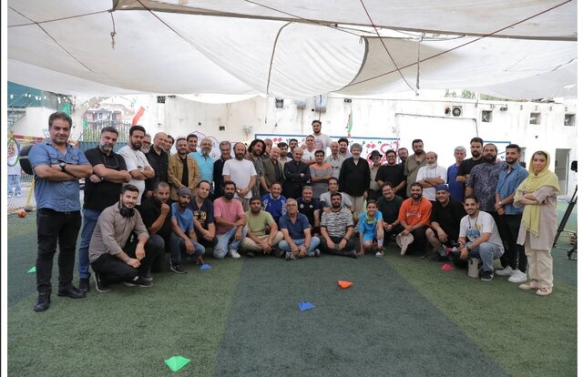 بازدید رئیس سازمان صداوسیما از پشتصحنه سریالی با بازی اکبر عبدی