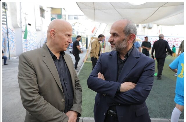 بازدید رئیس سازمان صداوسیما از پشتصحنه سریالی با بازی اکبر عبدی