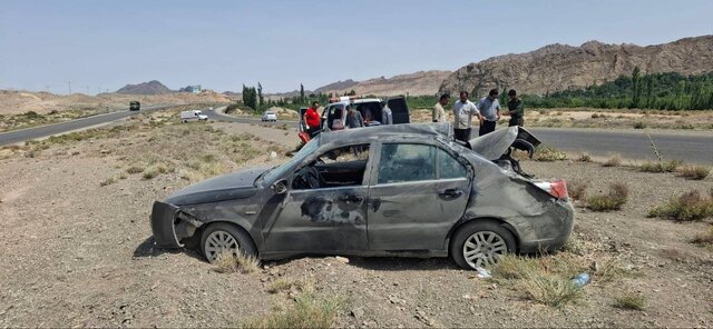 سانحه محور دامغان-کیاسر مصدومیت ۱۱ نفر در ۲ سانحه رانندگی در استان سمنان