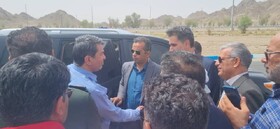 بازدید استاندار کرمان از مناطق سیل‌زده شهرستان قلعه گنج
