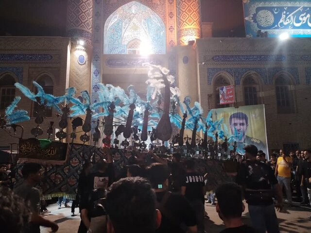 آیین باشکوه علمکشی در شب هفتم محرم در پیشوا برگزار شد