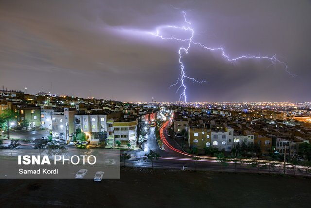 پیش‌بینی رگبار و رعد و برق در برخی مناطق البرز