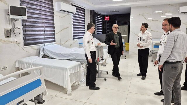 بازدید رئیس اورژانس کشور از تمهیدات پیاده روی اربعین/ آماده سازی تمام امکانات مورد نیاز پزشکی زائران