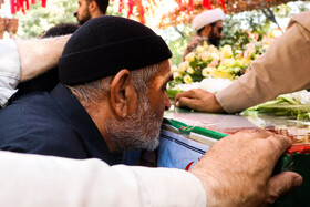 تشییع پیکر مطهر ۷ شهید حمله رژیم صهیونیستی - کاشان