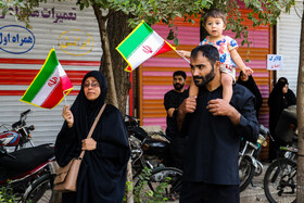 تشییع پیکر مطهر ۷ شهید حمله رژیم صهیونیستی - کاشان