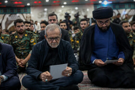 حضور مسعود پزشکیان، رئیس جمهور در آیین گرامیداشت شهدای اقتدار پلیس در جنگ ۱۲ روزه