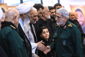 سردار اسماعیل قاآنی در مراسم بزرگداشت شهدای نیروی سپاه پاسداران