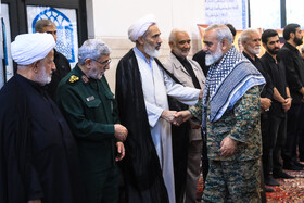 سردار محمدرضا نقدی در مراسم بزرگداشت شهدای نیروی سپاه پاسداران