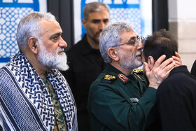 سردار اسماعیل قاآنی در مراسم بزرگداشت شهدای نیروی سپاه پاسداران
