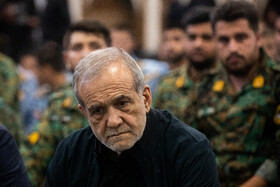 مسعود پزشکیان، رئیس جمهور در مراسم گرامیداشت گرامیداشت شهدای اقتدار و امنیت پلیس