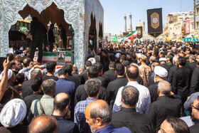 تشییع دو شهید جنگ تحمیلی ۱۲ روزه - قم
