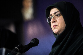 فاطمه مهاجرانی، سخنگوی دولت در نشست خبری 