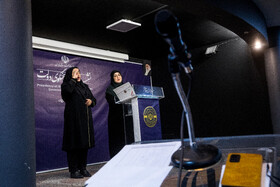 فاطمه مهاجرانی، سخنگوی دولت در نشست خبری 