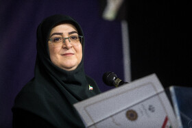 فاطمه مهاجرانی، سخنگوی دولت در نشست خبری 
