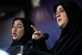 فاطمه مهاجرانی، سخنگوی دولت در نشست خبری 