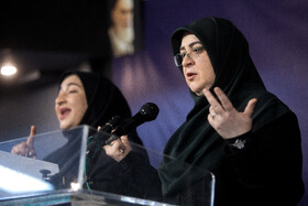 فاطمه مهاجرانی، سخنگوی دولت در نشست خبری 