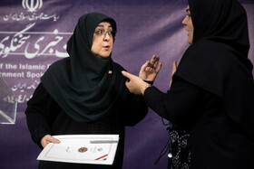 فاطمه مهاجرانی، سخنگوی دولت در نشست خبری 