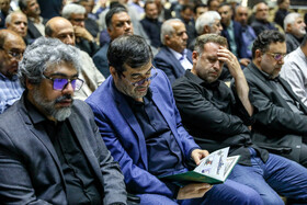 احمد دنیامالی،‌ وزیر ورزش در مراسم یادبود حسین طیب‌نیا