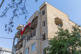 منازل مسکونی خسارت دیده منطقه ۴ تهران در جنگ تحمیلی ۱۲ روزه